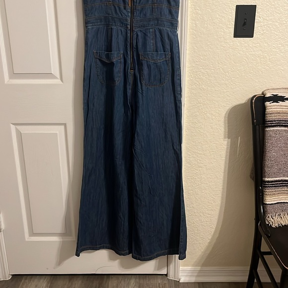 Anthropologie denim jumpsuit - Picture 9 of 13